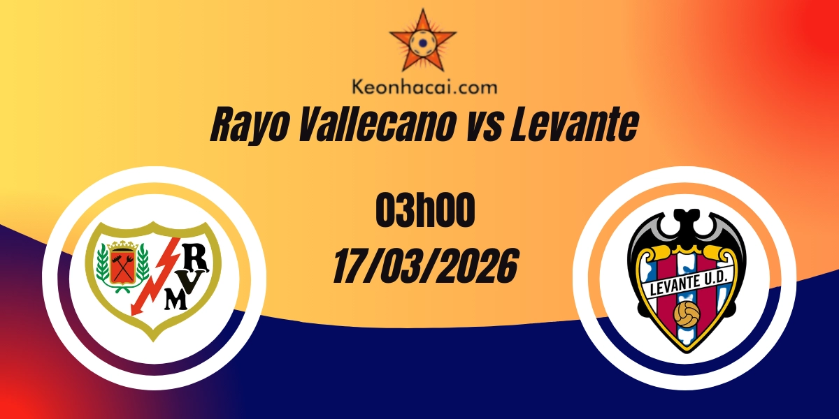 Nhận Định Rayo Vallecano vs Levante La Liga 17/03/2026